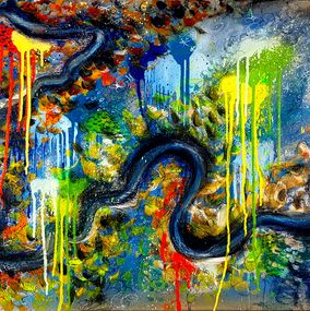 Painting, Colored Nature #4, Priscilla Vettese