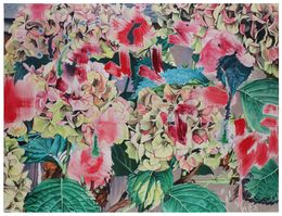 Peinture, Autumn Hydrangeas #2, John Capitano