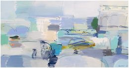Painting, Au bord de la Seine, Andreas Durrer