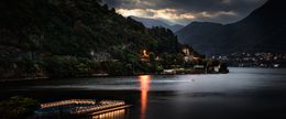 Fotografien, Lake Como Lights (Lightbox), David Drebin