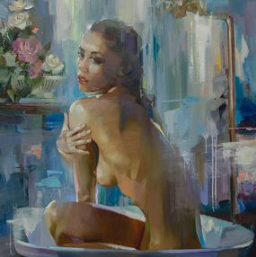 Gemälde, Morning relaxation, Vasyl Khodakivskyi