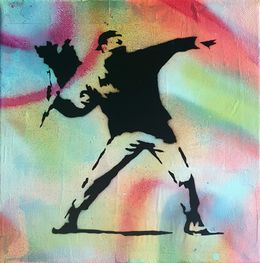 Peinture, Banksy Man, PyB