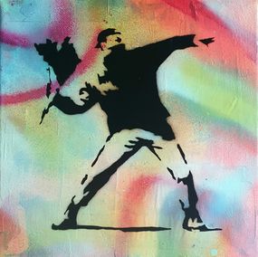 Painting, Banksy Man, PyB
