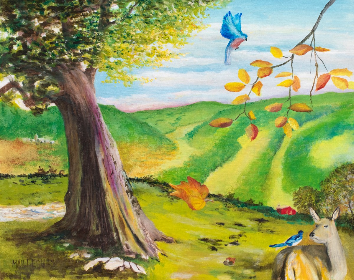 Philippe Maillebuau, Rêverie - Paysages de campagne et animaux Philippe Maillebuau, Rêverie - Paysages de campagne et animaux