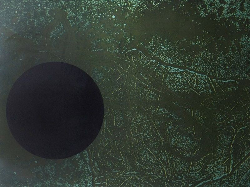 Joan Josep Tharrats, Disc negre damunt verd Joan Josep Tharrats, Disc negre damunt verd