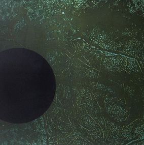 Drucke, Disc negre damunt verd, Joan Josep Tharrats