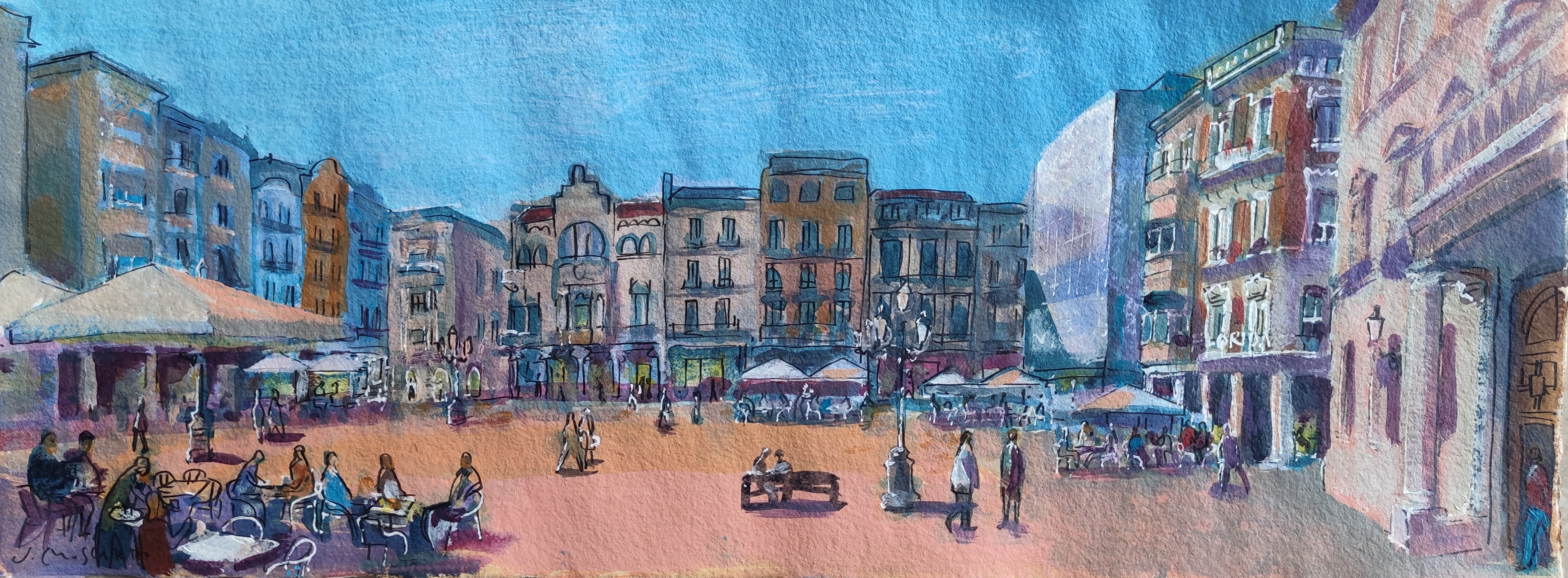 Josep Moscardó, Plaça mercadal Josep Moscardó, Plaça mercadal