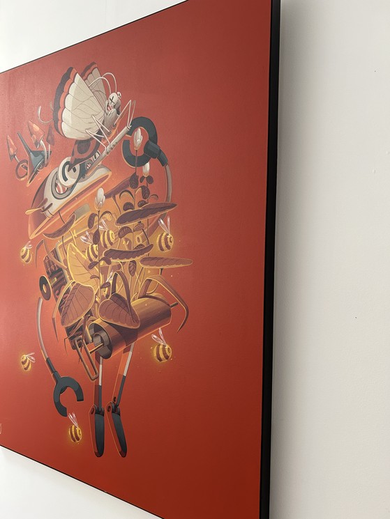 Stom500, Aerodynamic, Peinture sur toile