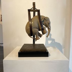 Escultura, Il peso del tempo sospeso / Elefante piccolo 8/8, Stefano Bombardieri