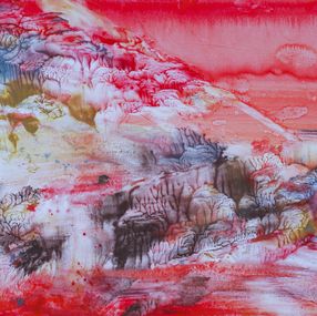 Peinture, Au source des fleuves de pêcher, Yu Zhao