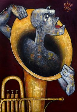 Painting, Trumpet spirit, Mikhail Baranovskiy