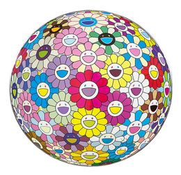 Drucke, Flowerball (3D) Colorful, Miracle, Sparkle, Takashi Murakami