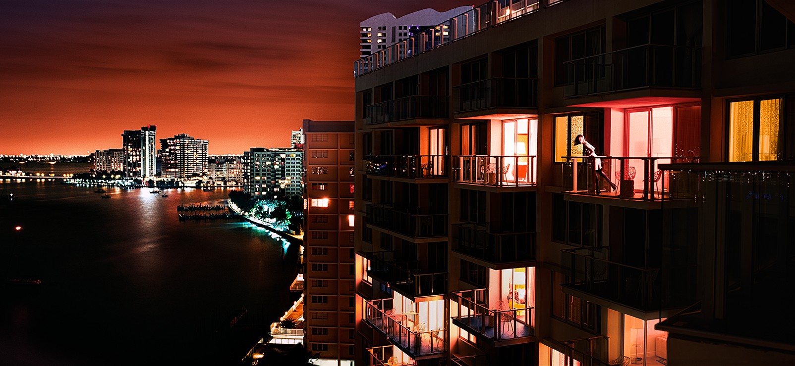David Drebin, Miami At Night (L) David Drebin, Miami At Night (L)