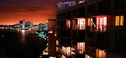 Photography, Miami At Night (Lightbox), David Drebin