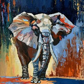 Peinture, Elephant, Schagen Vita