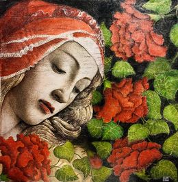 Painting, Dedicated to Botticelli 1, Olga Marciano