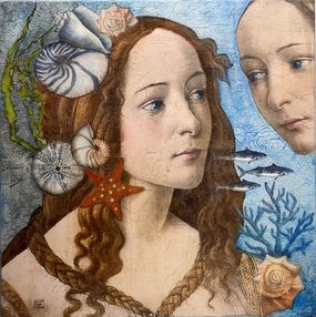 Painting, Dedicated to Botticelli 2, Olga Marciano