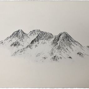 Painting, Paisajes glaciares, nevados 03, Santiago Vélez