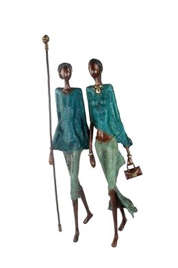 Sculpture, Les Massaïs, Issouf Bonkoungou