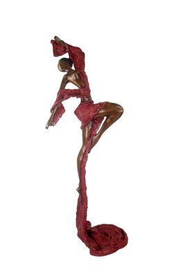 Sculpture, Danseuse rouge, Issouf Bonkoungou
