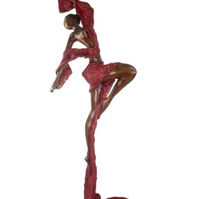 Sculpture, Danseuse rouge, Issouf Bonkoungou