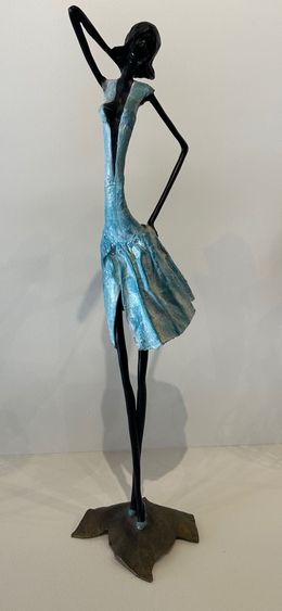 Skulpturen, La demoiselle du vent Bleue clair, Patricia Grangier