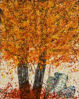 Painting, Back to Autumn, Farrukh Negmatzade