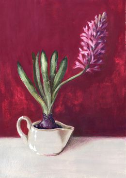 Painting, Tea Time for My Pink Garden, Tanya Sviatlichnaya
