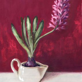 Gemälde, Tea Time for My Pink Garden, Tanya Sviatlichnaya