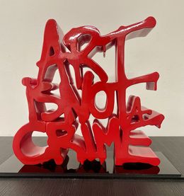 Escultura, Art is not a crime - Red edition, N.Nathan