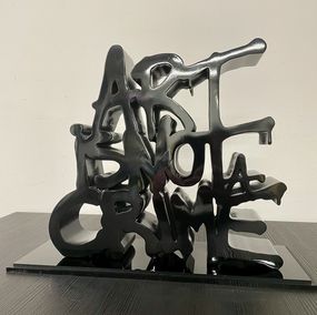 Sculpture, Art is not a crime - black edition, N.Nathan