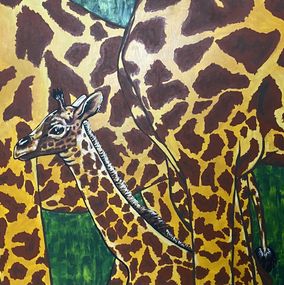 Gemälde, Giraffe, Francky Boy