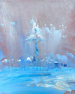 Painting, Park Fountain, Zakhar Shevchuk