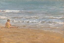 Painting, A la vora el mar I, Alicia Grau