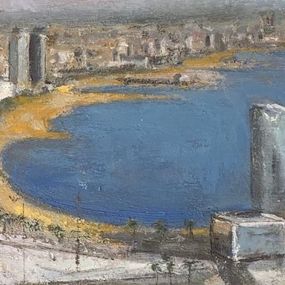 Painting, Port de Barcelona, Alicia Grau
