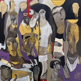 Gemälde, Cognitive Dissonance, Mona Nahleh