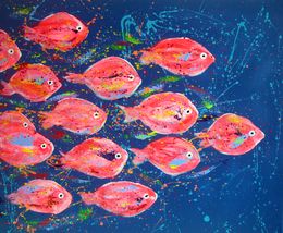 Painting, Poissons Rouges, Hayvon