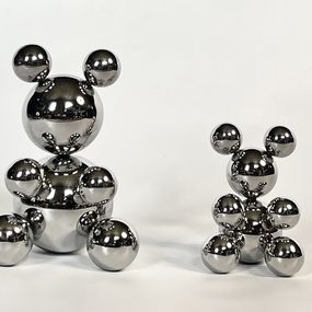 Diseño, Stainless Steel Bear Brothers Set of 2, Irena Tone
