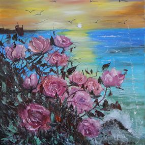 Gemälde, Ocean Blossoms, Lilith Tonakanyan