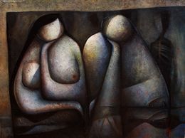 Gemälde, Night encounters, Reinaldo Chavez