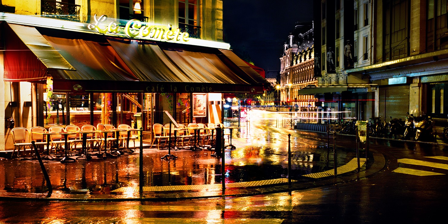 David Drebin, Rain In Paris (Lightbox) David Drebin, Rain In Paris (Lightbox)