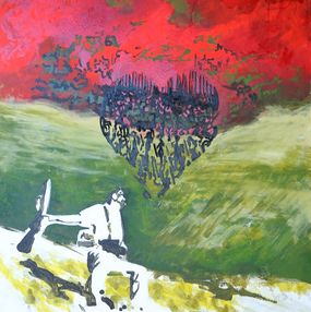 Painting, Love in times of war, Sonia Domenech