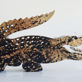 Sculpture, Crocodile Lacoste, Spaco