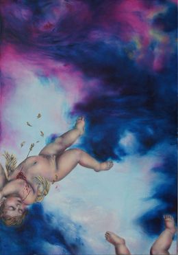 Painting, Fallen Angels, Paulina Halasova