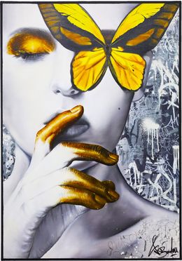 Peinture, Woman with the golden hand, Vincent Bardou