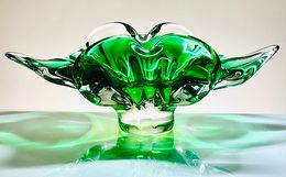 Diseño, Sommerso Green Bowl, Josef Hospodka