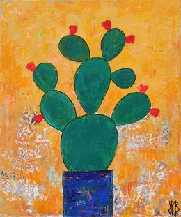 Painting, Cactus, Jean-Philippe Berger