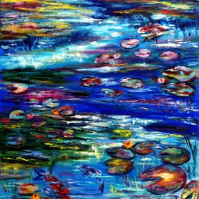 Painting, Monet's Pond II, Ruslana Levandovska