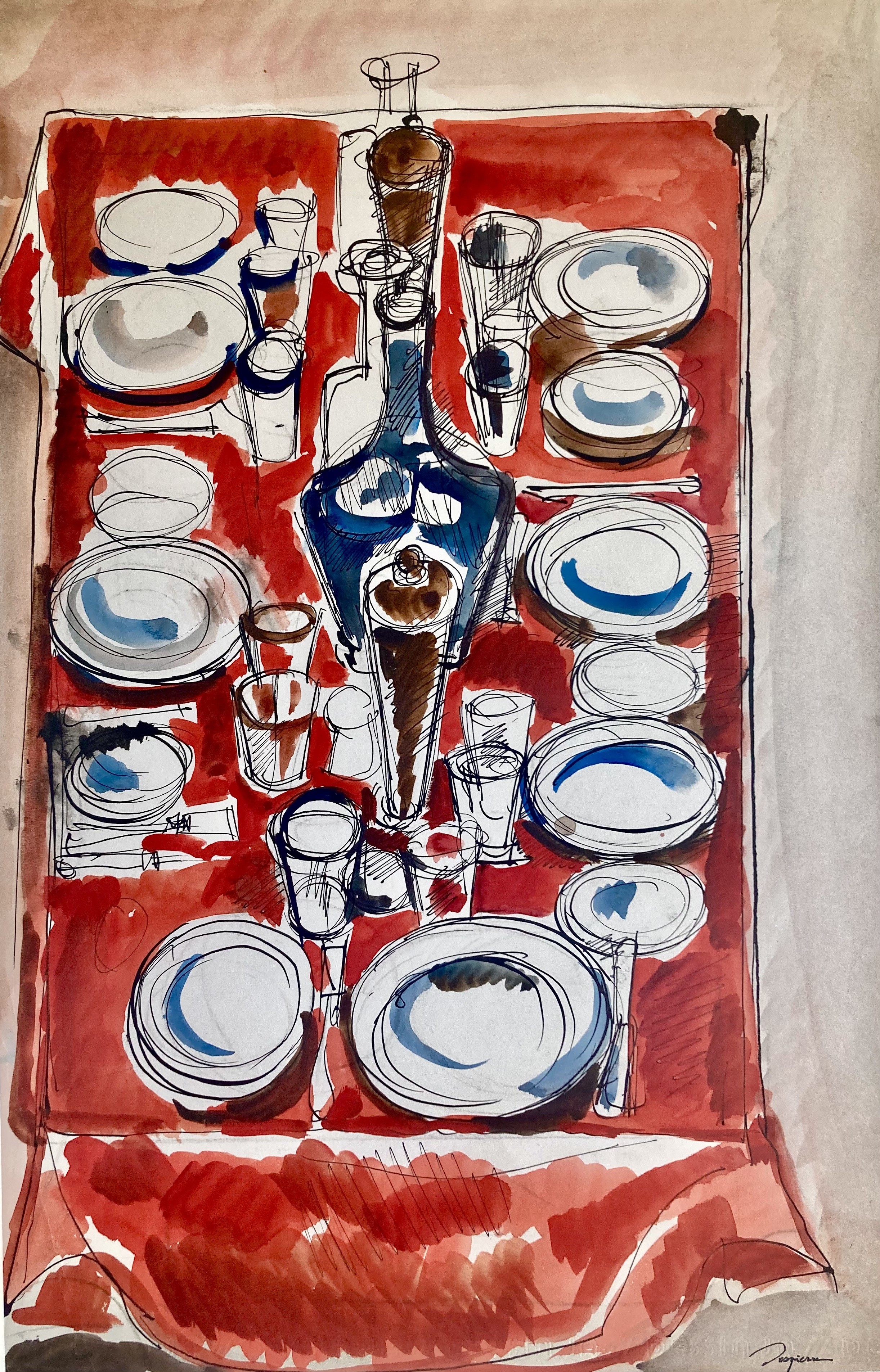 Jacques Despierre, Nappe rouge Jacques Despierre, Nappe rouge