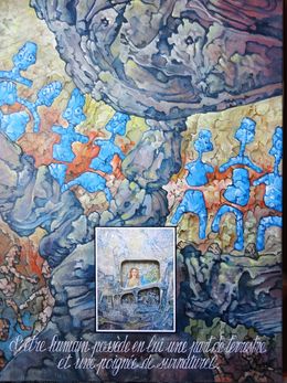 Painting, Résurgences abyssales N°123, Gilbert Sabatier